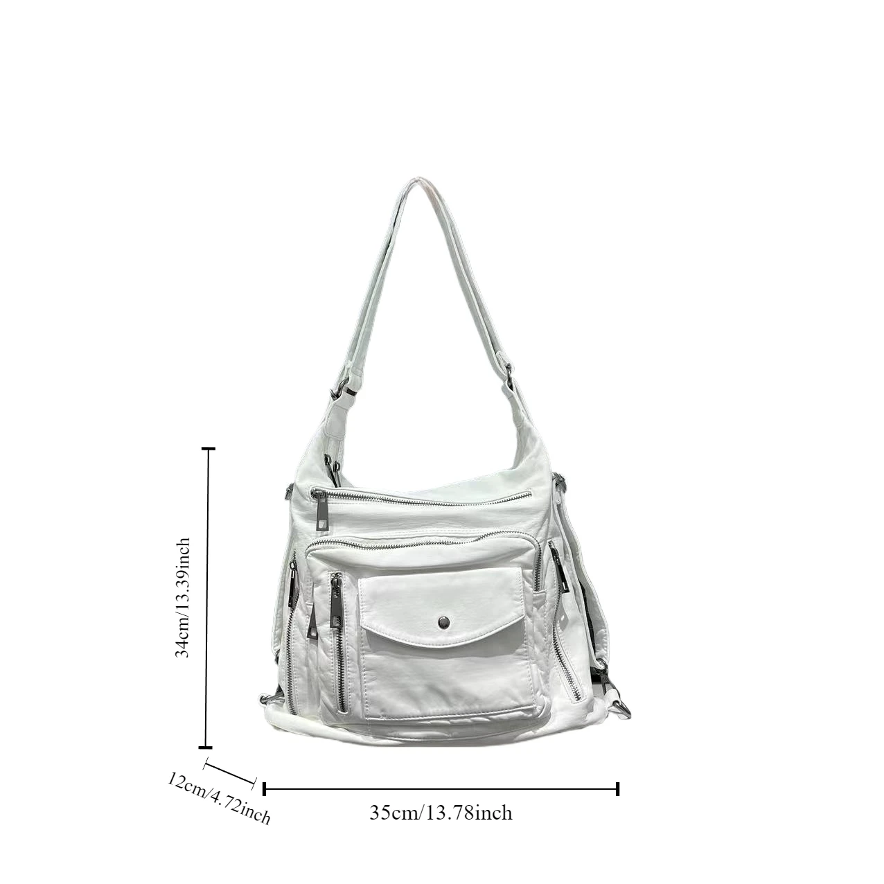 حقيبة ظهر جلدية ناعمة متعددة الاستخدامات للسيدات،...