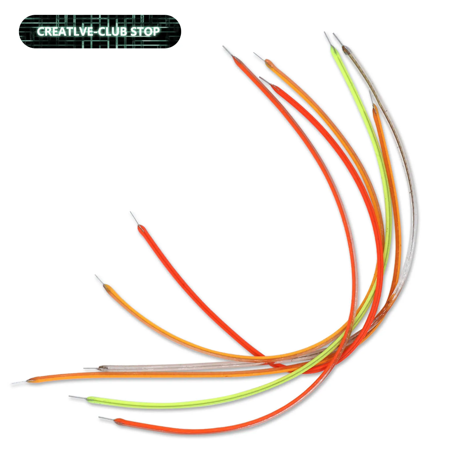 185mm DC3V LED Filament 2200K 2700K Green Blue Red Pink Edison Bulb Filament Lamp Parts Incandescent Light Accessories Diodes