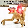 Simulation Jurassic World Spinosaurus Electric Remote Control Walking Dinosaur 2.4G 40CM Large Mouth Tail Swing RC Dinosaur Toy 2