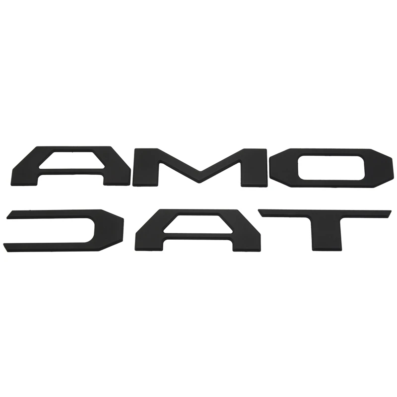 3D Raised Tailgate Insert Letters Emblem for Toyota 2016 2019