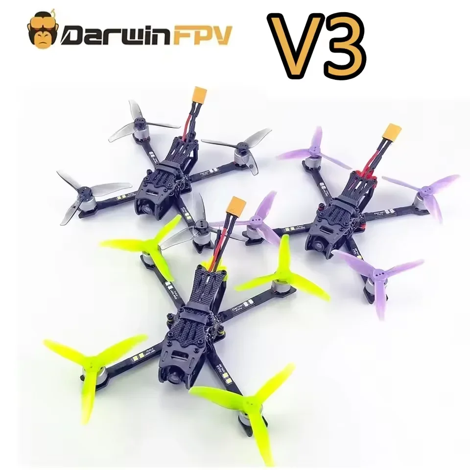 DarwinFPV Baby Ape Pro V3 Управление полетом 142 мм 3 дюйма F4 OSD 15A AIO BLHeli_S Dshot600 40 каналов 1200 мВт 700TVL BabyApe Pro V3