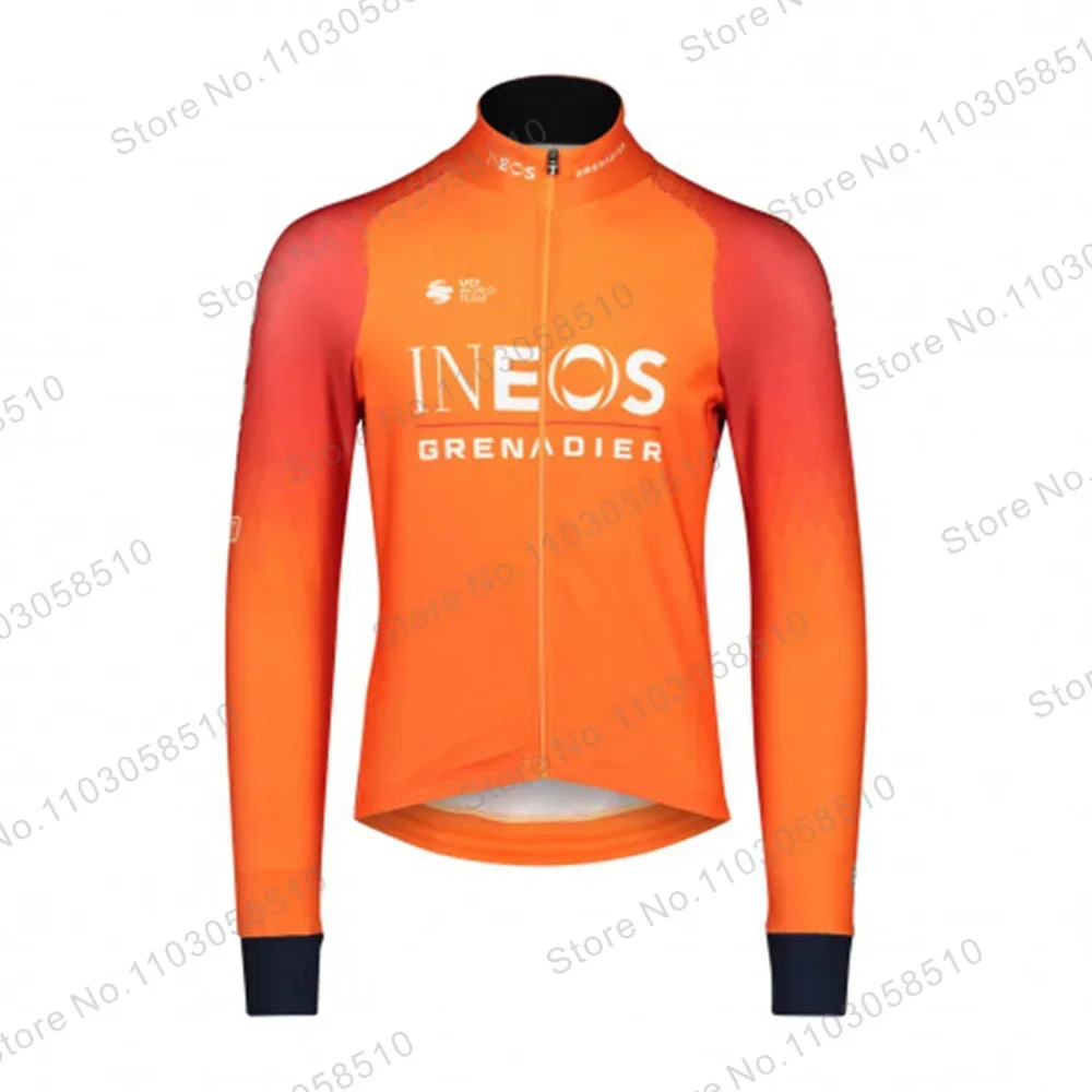 Men Cycling Jerseys White Long Sleeves Autumn Cycling Clothing MTB Pro Team Bike Shirts Bicycle Clothes Mallot Ciclismo Hombre