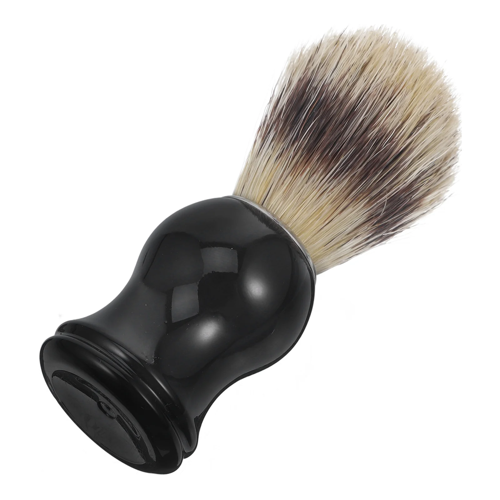 Badger Hair Shaving Brush Beard Mustache Cleaning Grooming Shaving Tool for Men (Random Brush Color)