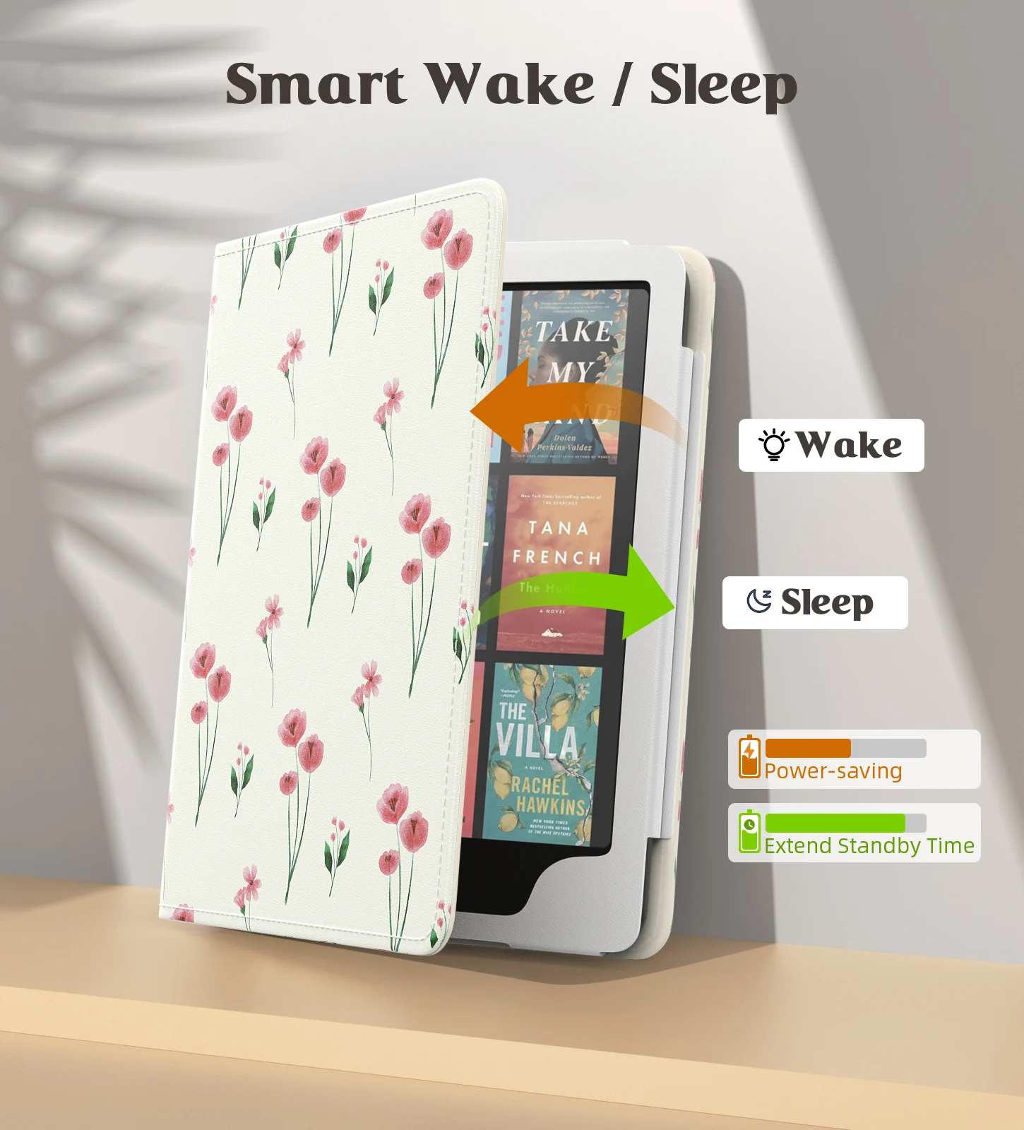 MoKo Case for 7"/6.8" Kindle Paperwhite(12th/11th Gen-/)and Kindle Colorsoft Signature Edition Slim PU Shell Cover Cas kindle case