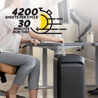 LX220 20-Sheet Micro-Cut Shredder, Black (5015401) 2
