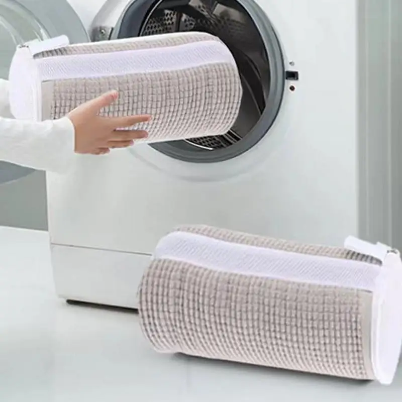 

Shoe Bag for Washing Machine 2pcs Anti-deformation Mesh Laundry Bag Storage Bag Reusable Shoe Laundry Bag for Machine Washing
