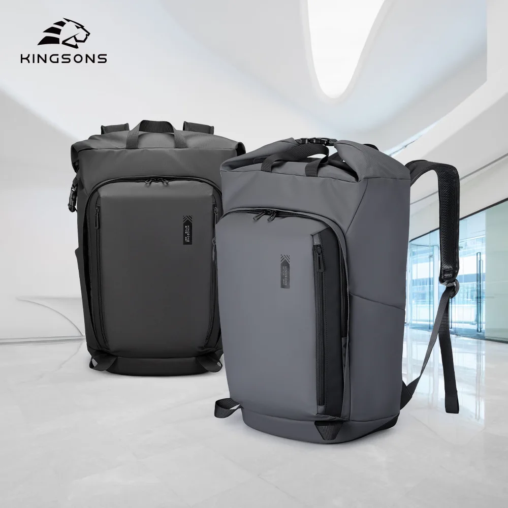 Kingsons KS-3338 Zaino impermeabile per laptop da viaggio d'affari antifurto - Image 4