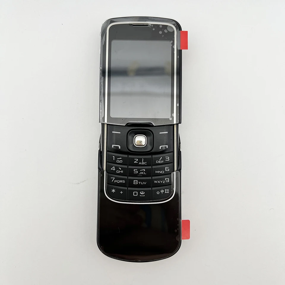 Nokia 8850 Cellulare D'epoca Sbloccato, 2G GSM 900/1800, Colore Nero/oro/argento