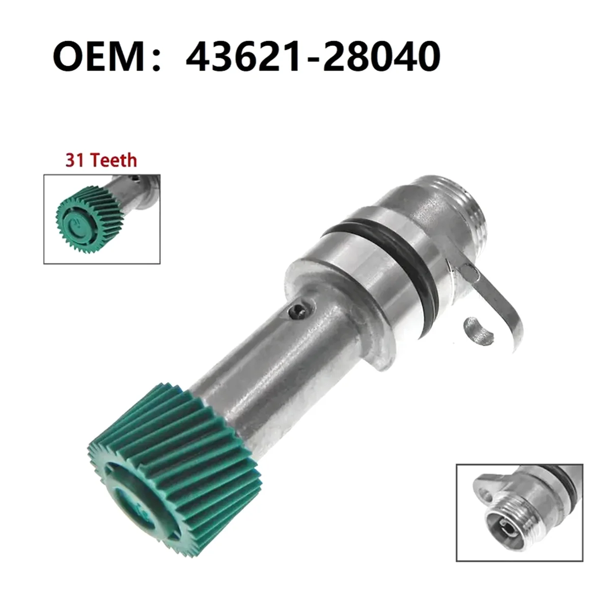 43621-28040 Speedometer Sleeve Assembly Odometer Gear Speed Sensor for Kia Rio 2005-2015 Hyundai Accent 2004-2013