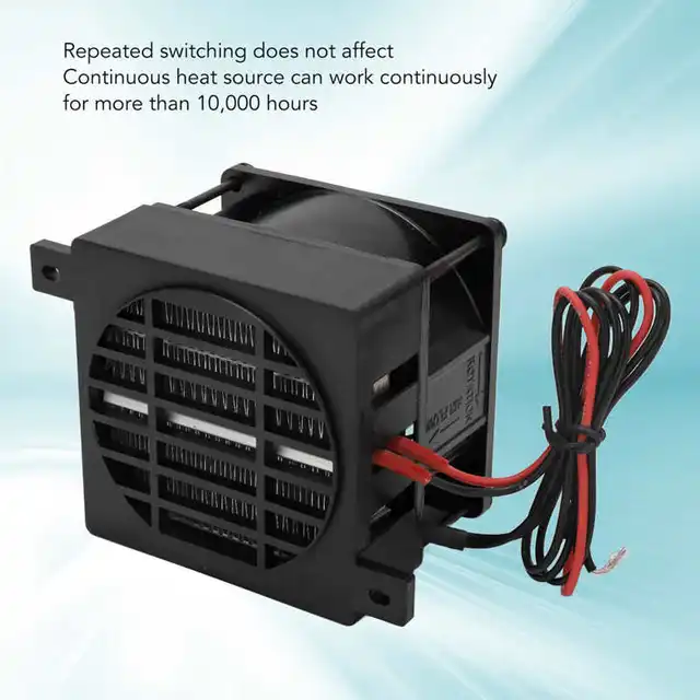 100W Ptc Légmelegítő Állandó Hőmérséklet -Fűtés Szigetelt Mini Ventilátor Fűtőberendezés Autó Teherautó -Készülékhez Ac Dc 220V