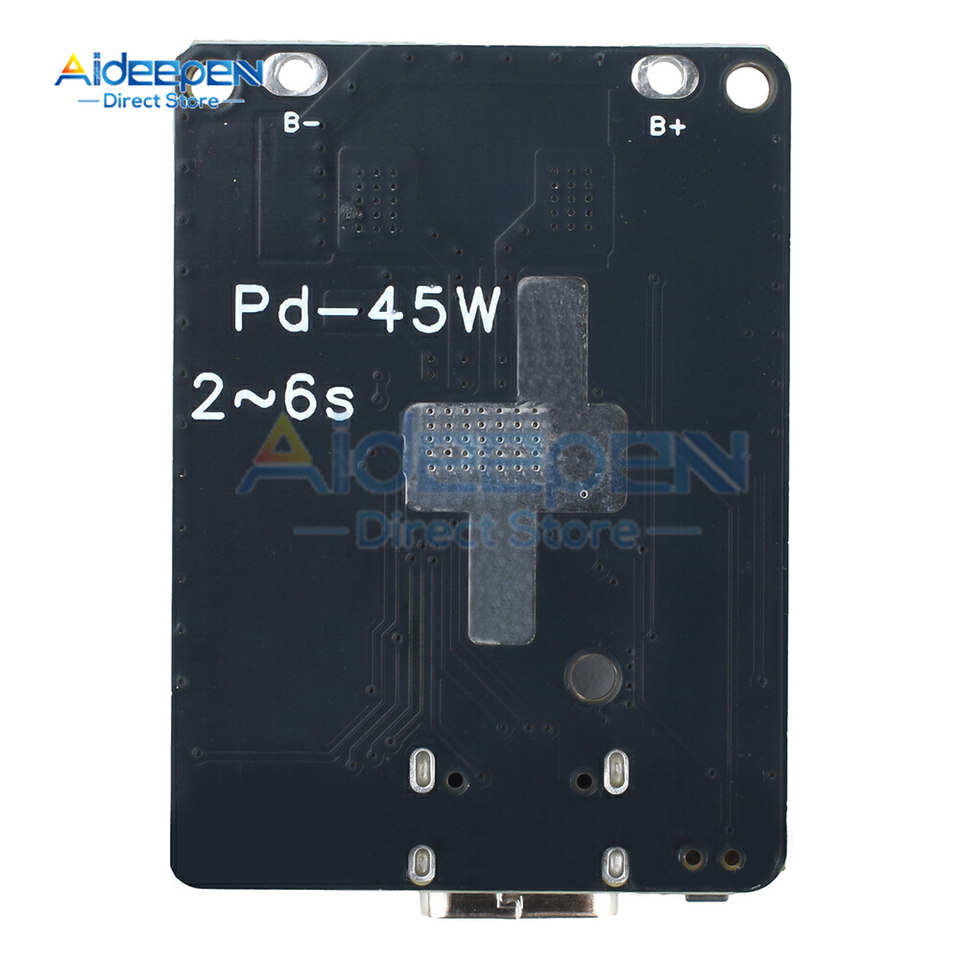 IP2369 45W 2S 3S 4S 5S 6S lithium battery Charger/Discharger module Li-ion/LiFePO4 Batteries Charger TYPE-C USB PD Fast Charging