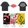 Customized T-shirt With Your Logo Hip-hop Street Men's 100% Pure Cotton Loose Fit Distressed Printed Embroidery Personalized Top 5