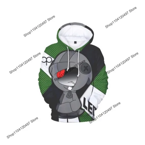 thumbnail image 1 of Sudadera con capucha para niños, disfraces de cosplay de 4 a 16 años, ropa de invierno, jersey con capucha, sudadera con capucha, juego de anime para niños, ropa de cosplay de Leon, tops de forro pola, 1 of 5