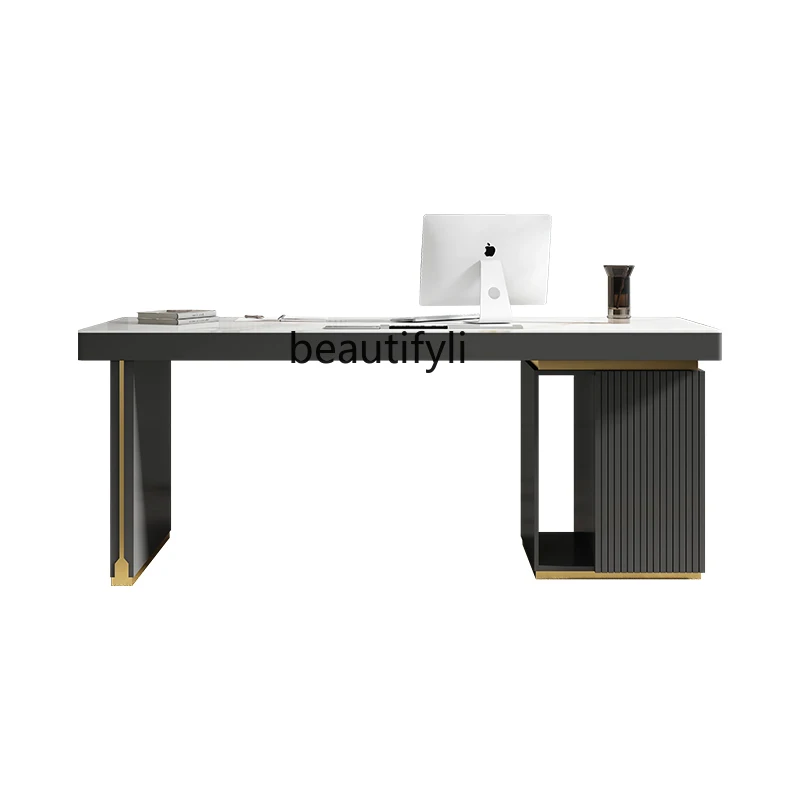 Light Luxury Stone Plate Computer Desk Modern & Minimalism Desk Desk Desk Desk Study Desk Writing напольная плитка argenta light stone grey 60x60 1 08