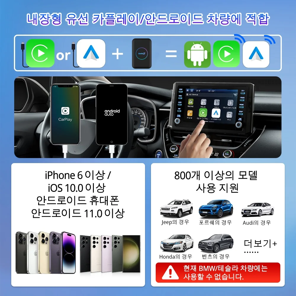 CarlinKit ī÷ Ʈ TV ڽ,  ȵ̵ ڵ  ھ, 3 + 32G AI ڽ, ȵ̵ 10, ø IPTV,  3  1 