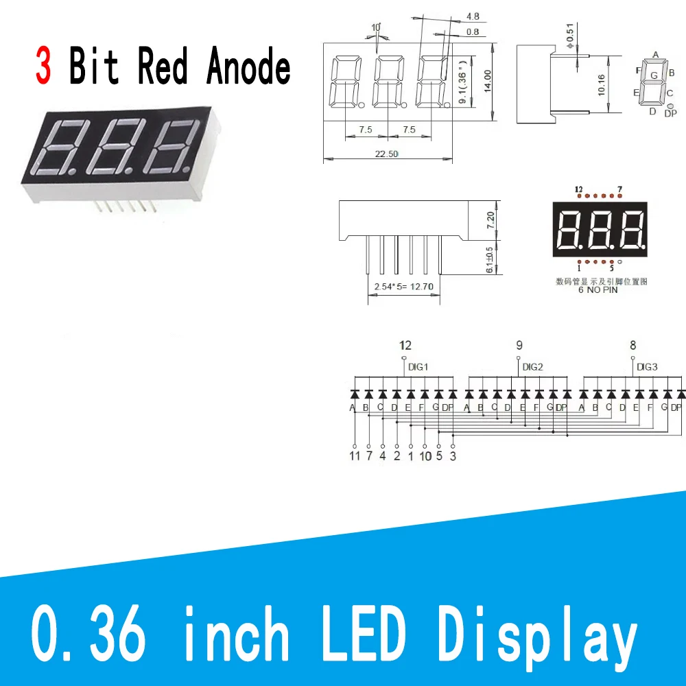 0.36 3Bit AnodeX5PCS