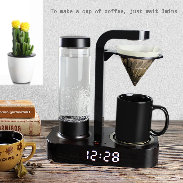 Description Picture 6 of itemPortable Commercial Stainless Steel Electric Automatic Drip Espresso Coffee Machine Manual Battery Powered Express Coffee Maker