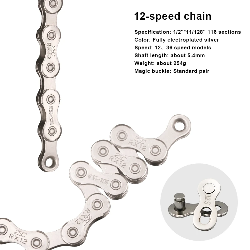 Bicycle Chain 6-12 Speed Road Mountain Bike Chain