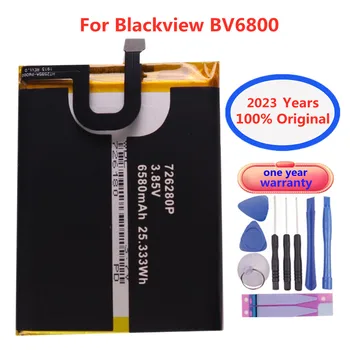 2023 New 100% Original BV 6800 6580mAh Rechargable Battery For Blackview BV6800 726280P MT6750T Smart Phone Batteria