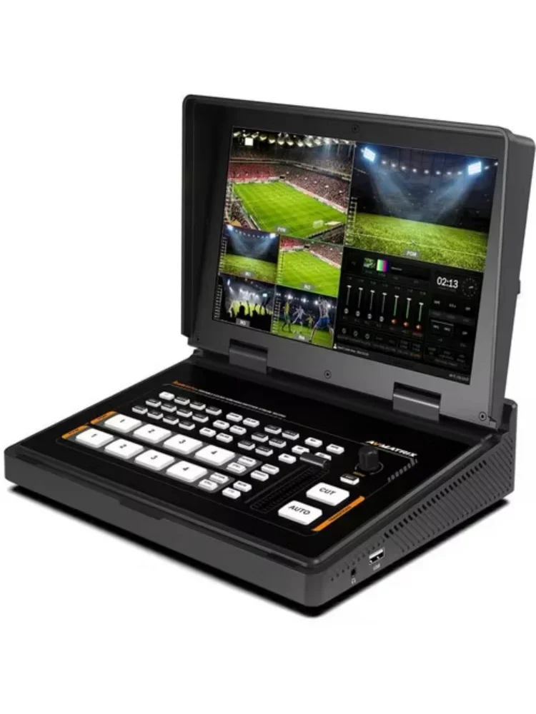 AVMATRIX SHARK 시리즈 S4 H4 S4 Plus H4 Plus 4채널 / SHARK S6 6채널 SDI, HDMI 스트리밍 비디오 스위처 10.1인치 FHD IPS 스크린
