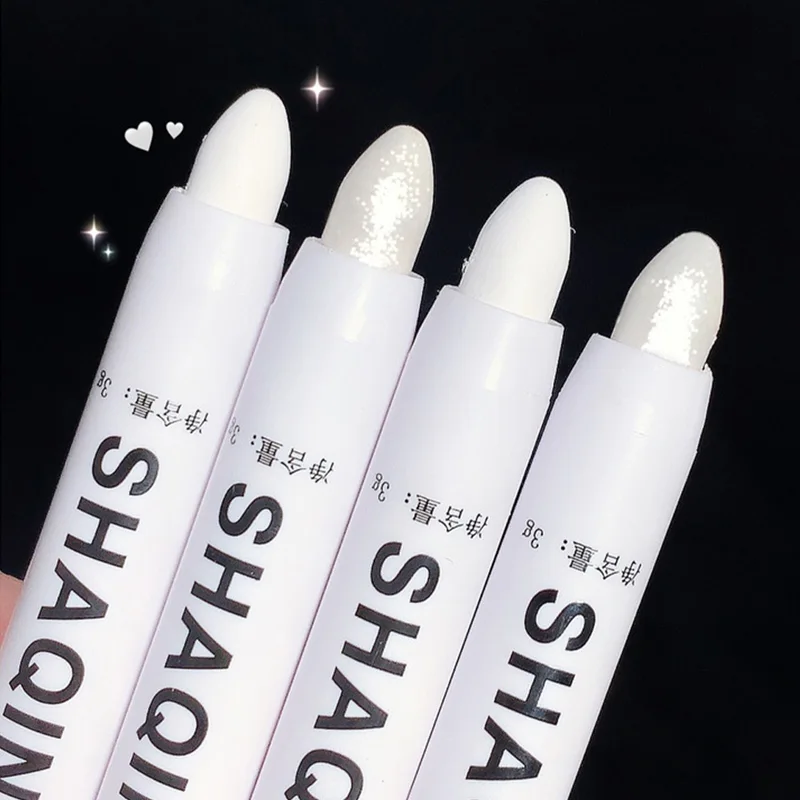Matte Eyeshadow Stick White Eyeliner Shimmer Silver