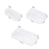 Makeup Organizer Clear Lipstick Storage Box 12/18/36 Grid Lipstick Nail Polish Display Stand Holder Lipstick Case Shelf Storage 6