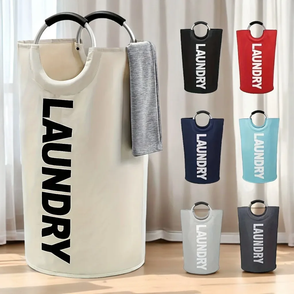 Waterproof Laundry Basket Extra Large Padded Handle Foldable Storage for Bathroom/Laundry/Balcony Laundry rack Laundy basket