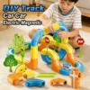 voiture électrique magnétique à construire soi même, interaction parent enfant, styles de jeu multiples, train anti gravité, aimants super puissants, assemblage diy, garçons et filles, meilleur cadeau