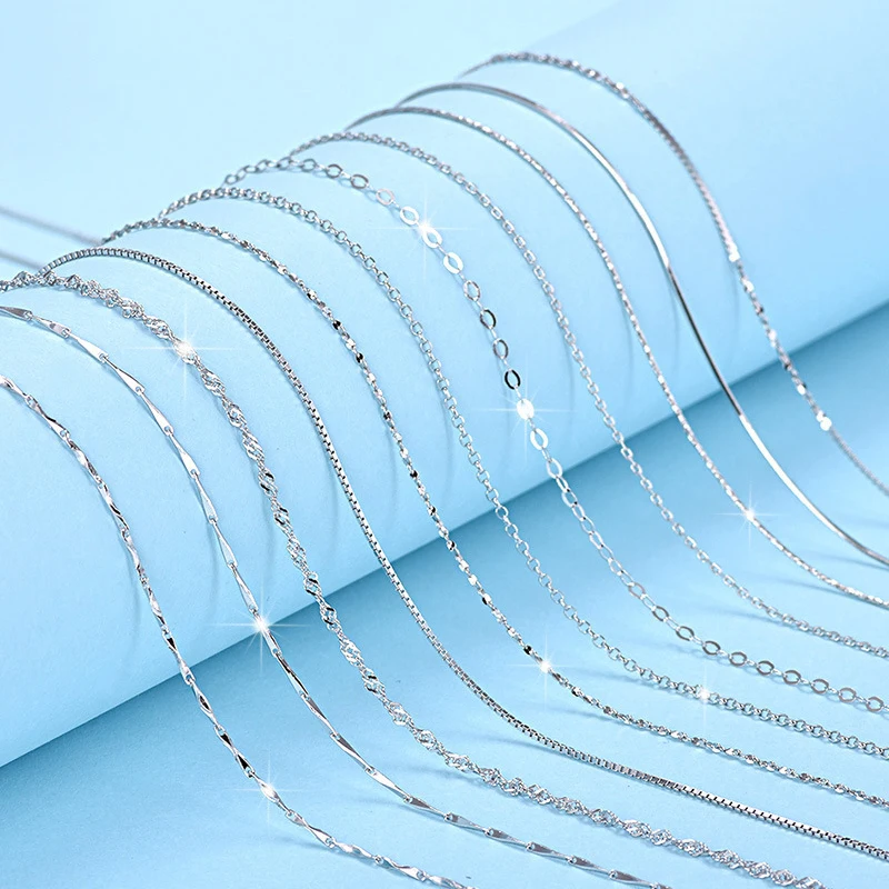 

Snake Chain Choker Stainless Steel Necklace Minimalist Collar For Women Man Jewelry Wedding Party Gift