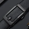 Genuine leather men's automatic buckle waist belt, business fashion belt, versatile and casual pants belt