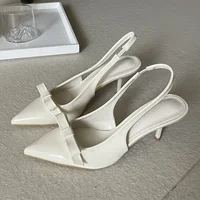 Eilyken New Design Slingbacks Butterfly-knot Women Pumps Sexy Pointed Toe Thin Heels Stripper Party Shoes Large Size 35-43 - Image 4