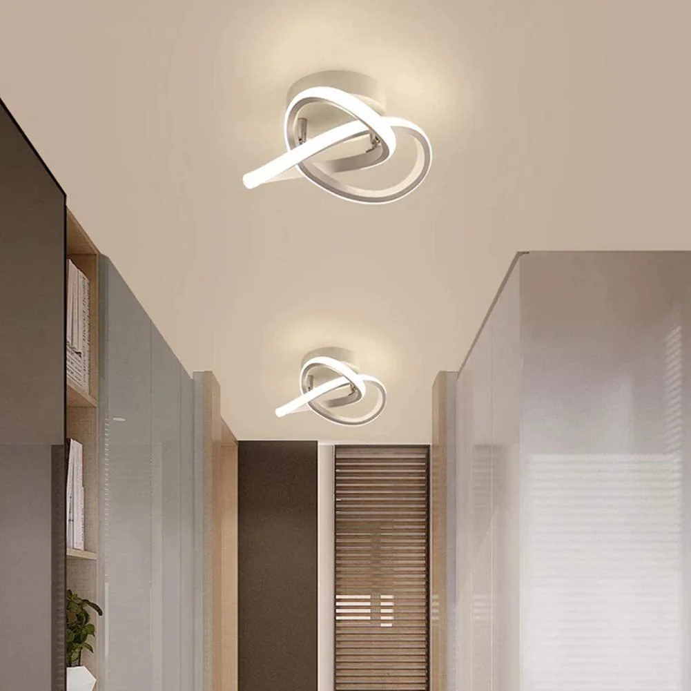 Plafonnier LED Monté en Surface avec Design Moderne pour Chambre à Coucher Éclairage d’Intérieur, Luminaire Décoratif d
