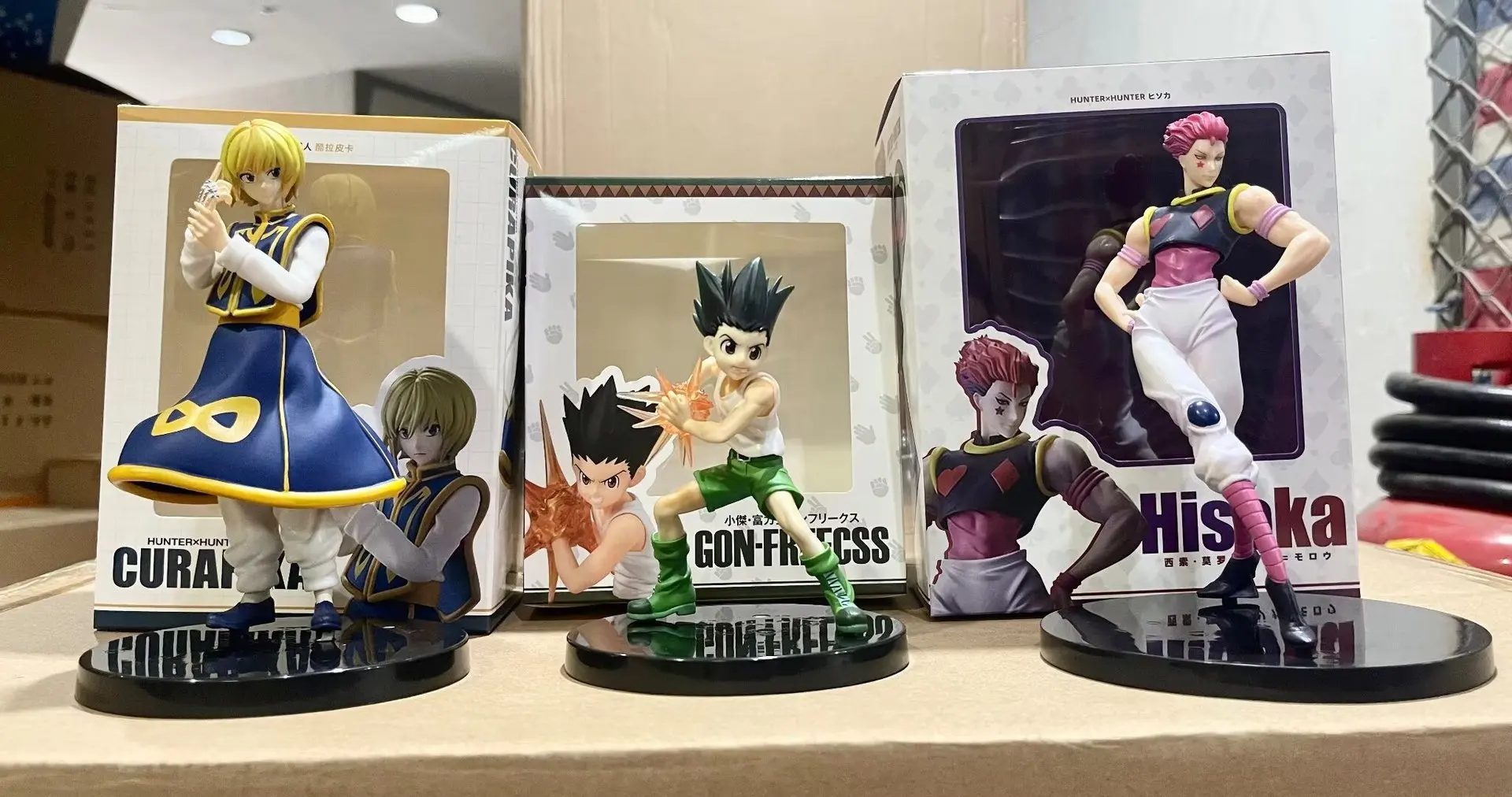 ハンターハンター ヒソカ クラピカ フィギュア ハンター × ハンターヒソカクラピカ像,おもちゃモデル - AliExpress
