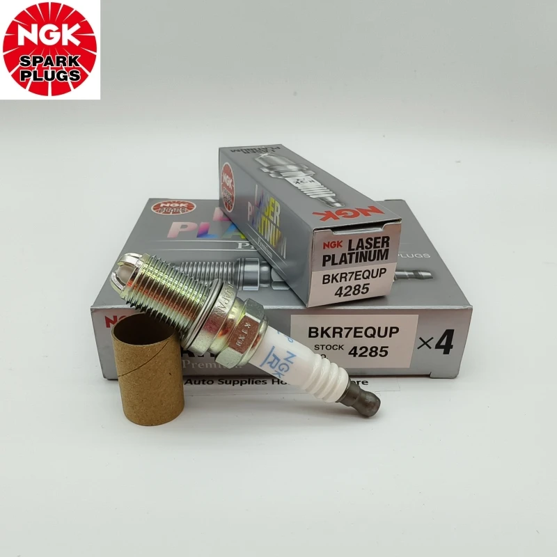 포르쉐 911 박스터 카레라 카이맨용 오리지널 NGK BKR7EQUP 4285 레이저 플래티넘 점화 플러그, OEM 99917022390, 4 개, 6 개