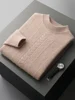 ADDONEE Men's 100% Cashmere Sweater O-neck Pullover Autumn Winter Soft Warm Long Sleeve Jumper Cashmere Knitwear 5