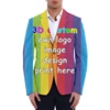 IFPD Customized 3D Printing Blazer Men's Jacket DIY Your Design Pieture Fashion New Plus Size Lady Coat Dropshipping Wholesale 2