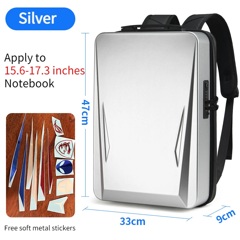 gaming laptop backpack anti theft waterproof backpack usb men's pc hard shell business travel backpack stereotype game bag 17.3 Gaming Laptop Backpack Anti-theft Waterproof Backpack USB Men's PC Hard Shell Business Travel Backpack Stereotype Game Bag 17.3 5