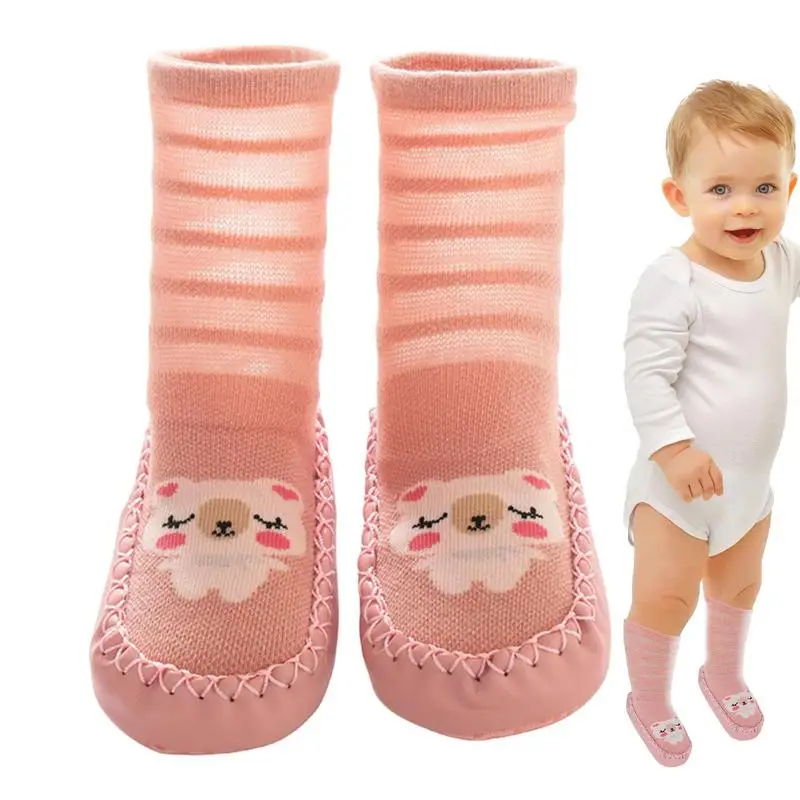 

Crawling Socks For Babies Breathable Floor Socks Baby Anti Slip Socks Summer Animal Sock Shoes Elastic Cotton Children's Walking