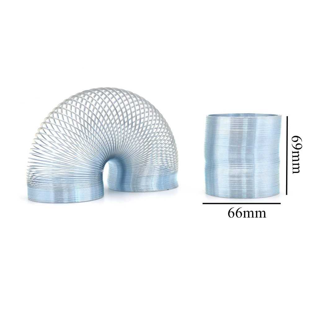 Height 69MM Science Kids Toys Small Rainbow Coil Metal Slinky Spring Nostalgics Walking Mini Magic Steel Toy Spring toy spring