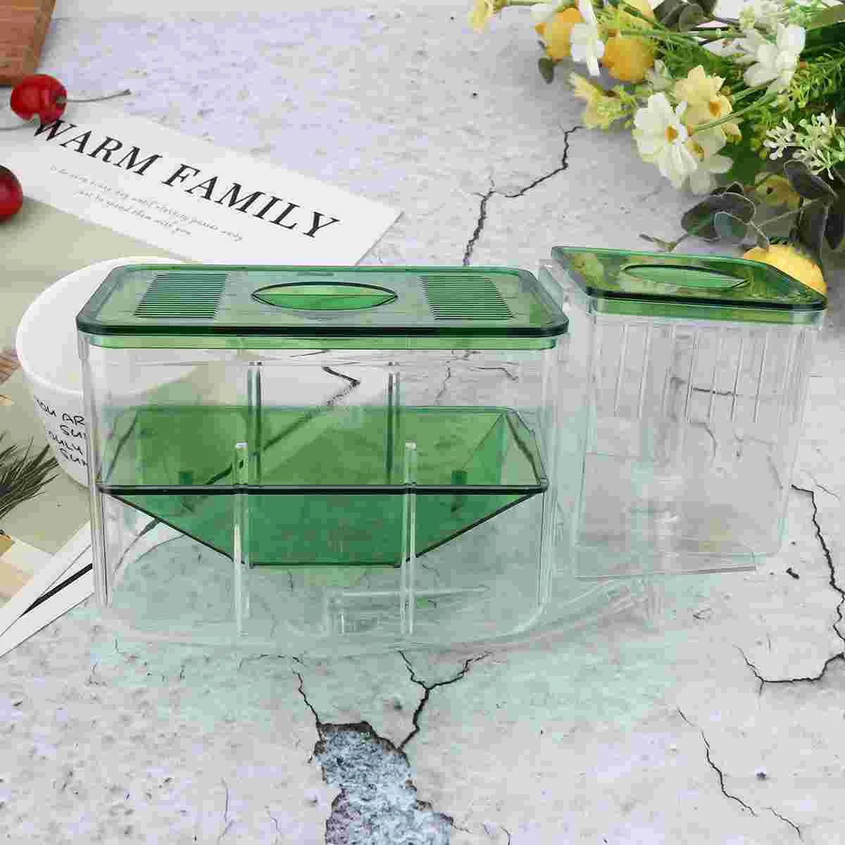 Transparent Acrylic Cover Isolated Breeding Tank Fish Hatching Boxes Aquariums Pet Products Fish Tank Breeding Box Aquarium