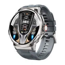 Premium 1.85 HD Bluetooth Call Smart Watch for Men - Sports Fitness Tracker with Heart Monitor, 710mAh Long-lasting Battery (Silver)