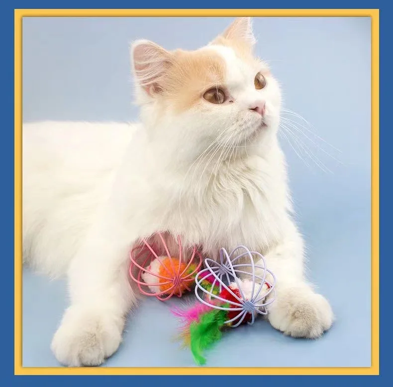 Plush Mouse Cat Toy - Self-Teasing Interactive Ball