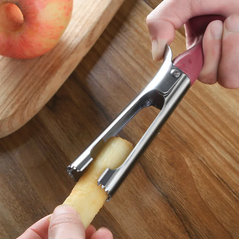 Stainless Steel Fruit Corer Remover Apple Corer Pear Fruit Vegetable Tools Core Seed Remover Cutter Seeder Slicer Kitchen Gadget