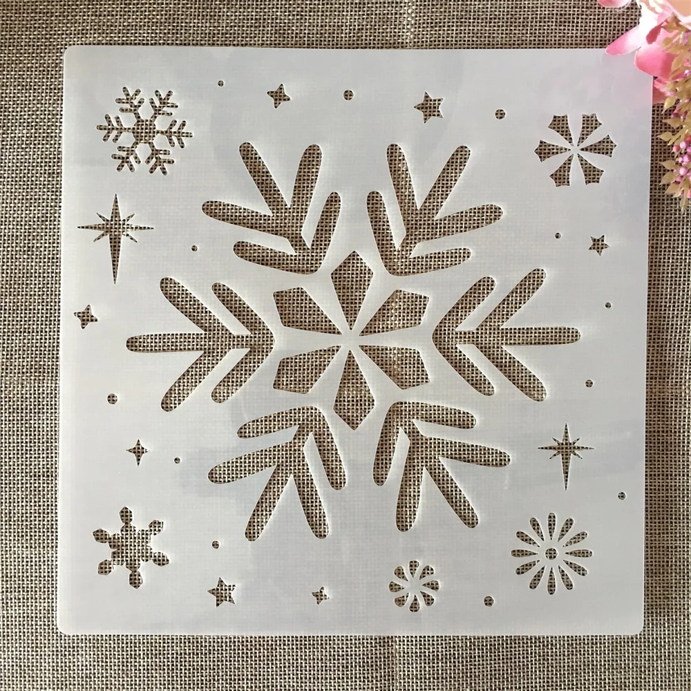 Layered Snowflakes Stencils (3 Pack)