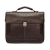 British Style Leather Briefcase Luxury Fashion Designer Shoulder Bag Laptop Business Bag Genuine Leather For Gentleman Sling bag 3