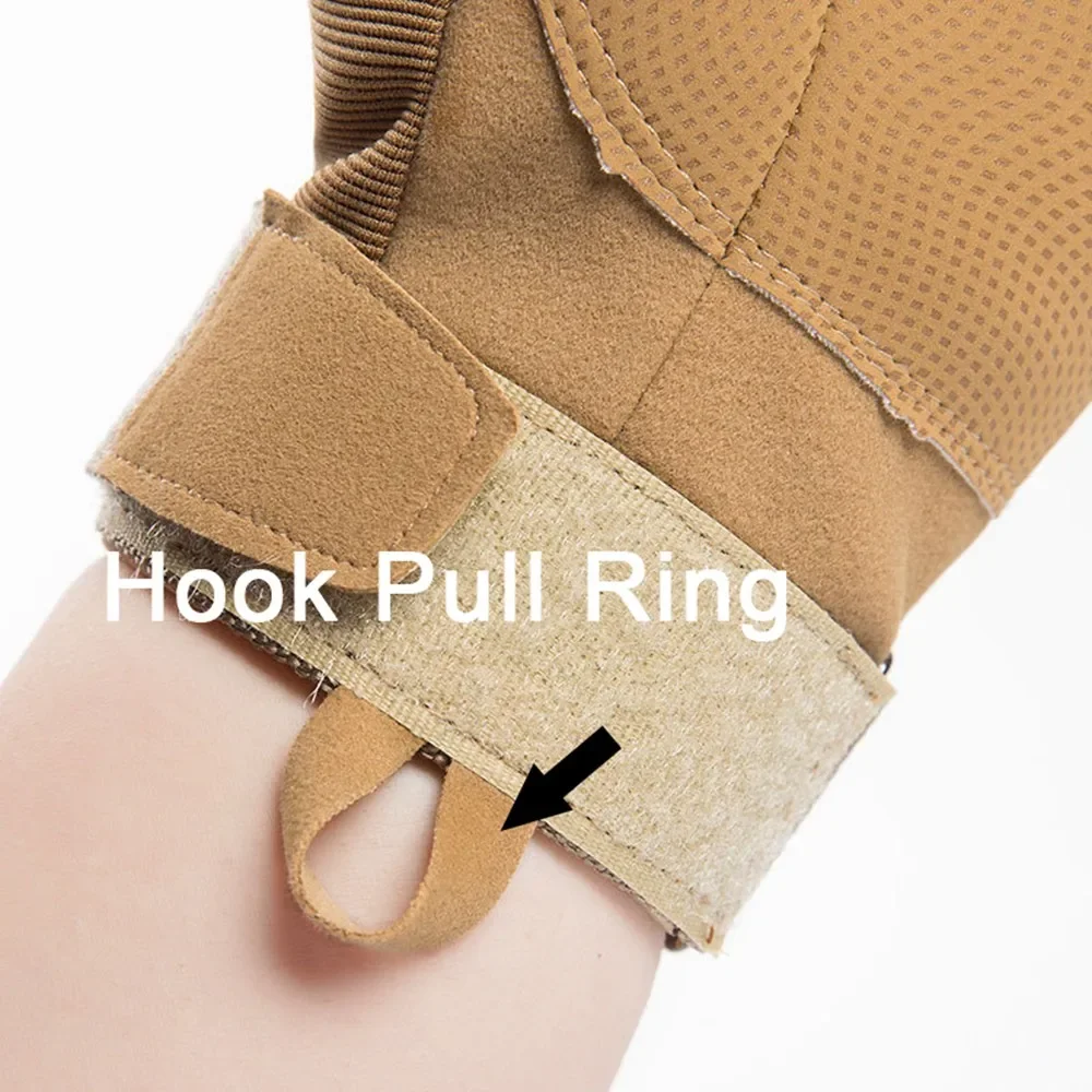 Men's Anti-slip Windproof Breathable Full Finger Gloves Motorcycle Training Cycling Outdoor Hiking Sports Workout Gloves W012
