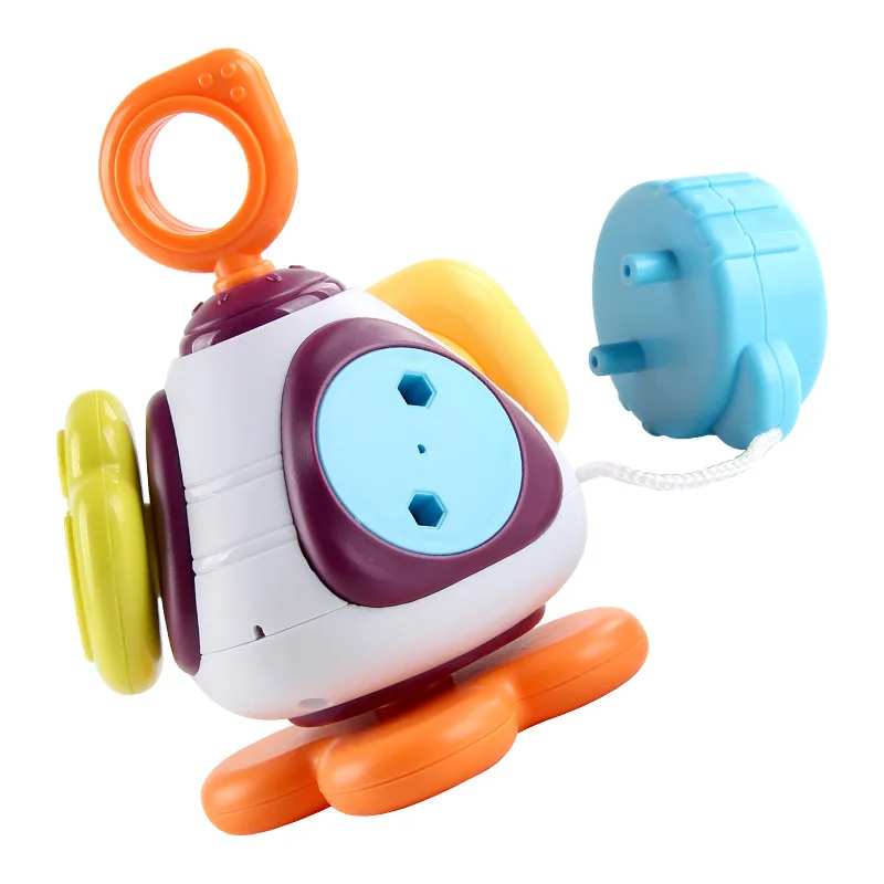 Hexahedral busy hand grasping ball puzzle sensory soothing finger action fine training toy for kids stress relief toy sensory toy puzzle toys educational toys