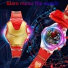 Anime Spider-Man Captain America Toys Digital Watch Glowing with Music  Marvel Watch Anime Action Figures Model Toy Kid Gift 1