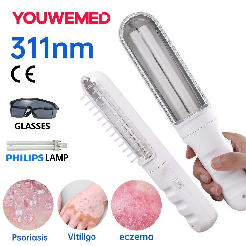 Youwemd 311nm Uvb Phototherapy Lamp Device For Vitiligo Treatment Uv Narrowband Ultraviolet