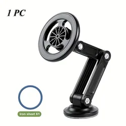 Supporto Magnetico Universale per Auto per Smartphone – Ruotabile, Impermeabile, Materiale PC Durevole